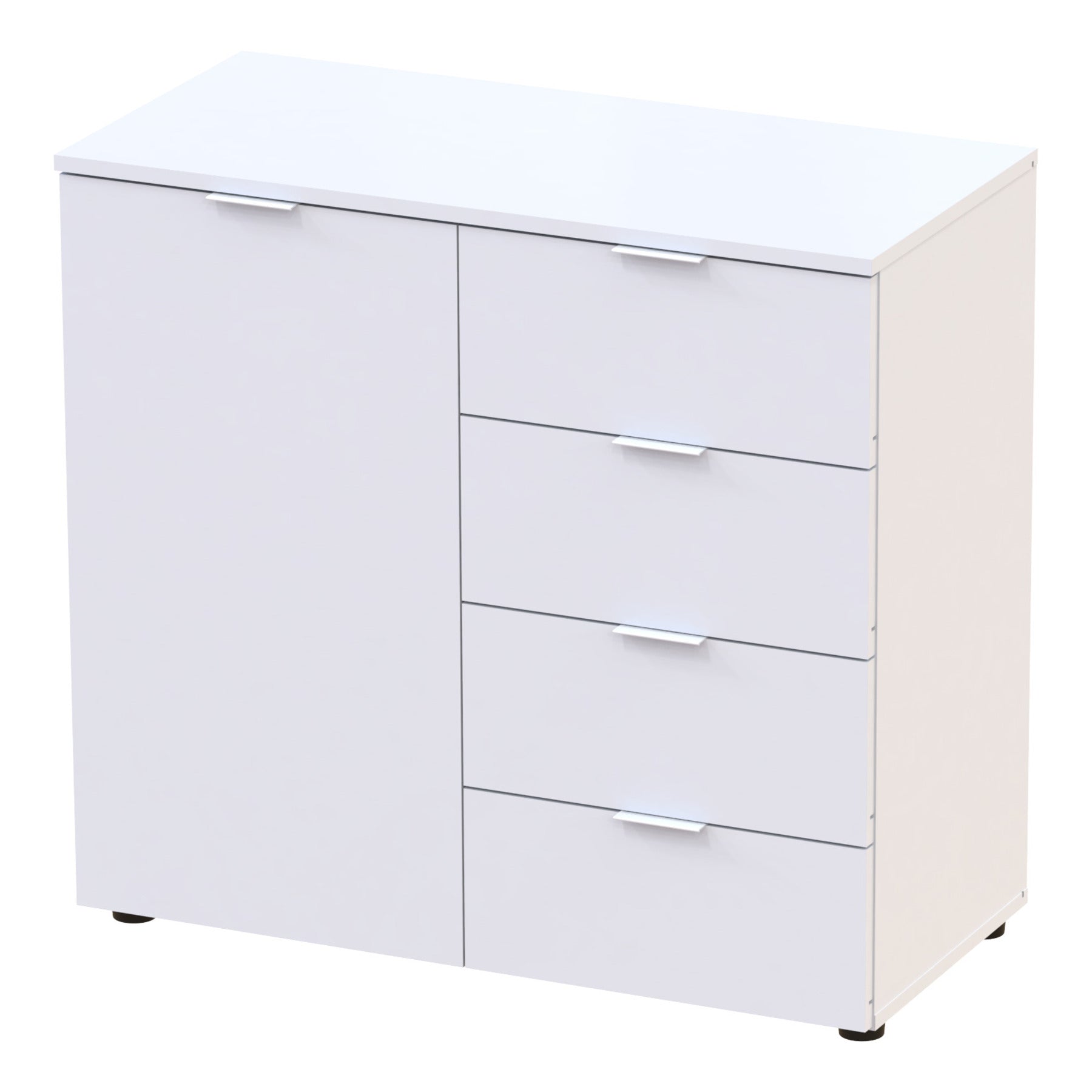 Комод в гостиную Doros Рон 1 80х38х81 см Белый (DRS-011292)