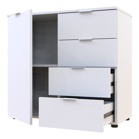 Комод в гостиную Doros Рон 1 80х38х81 см Белый (DRS-011292)