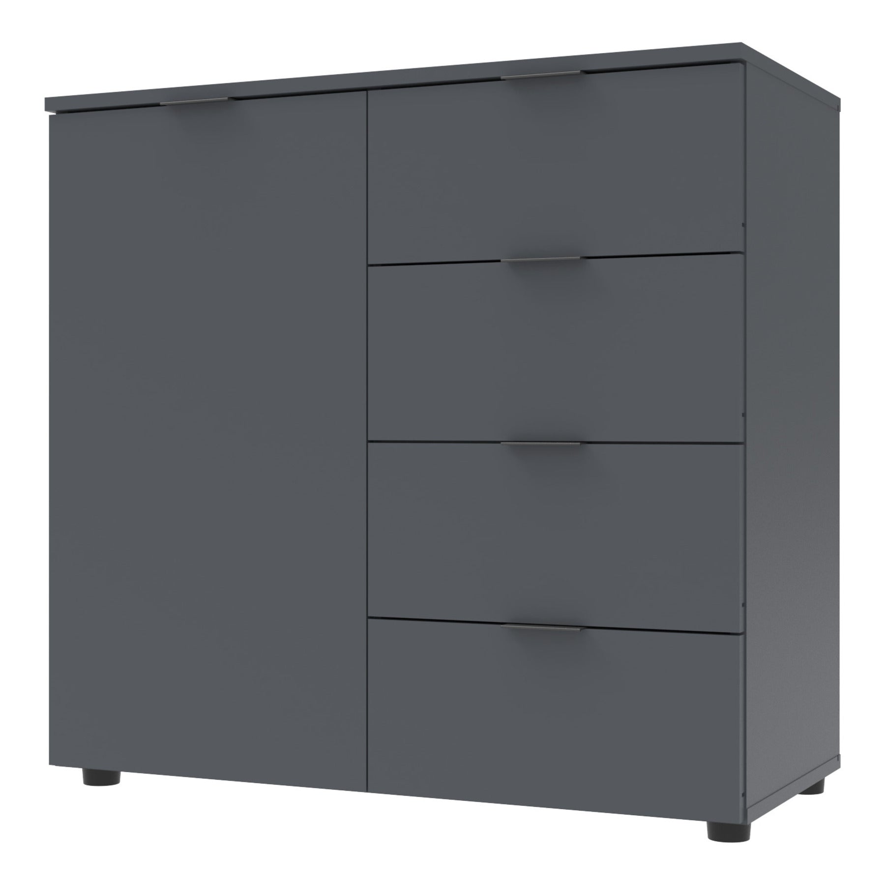 Комод в гостиную Doros Рон 1 80х38х81 см Графит (DRS-011293)