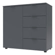 Комод в гостиную Doros Рон 1 80х38х81 см Графит (DRS-011293)