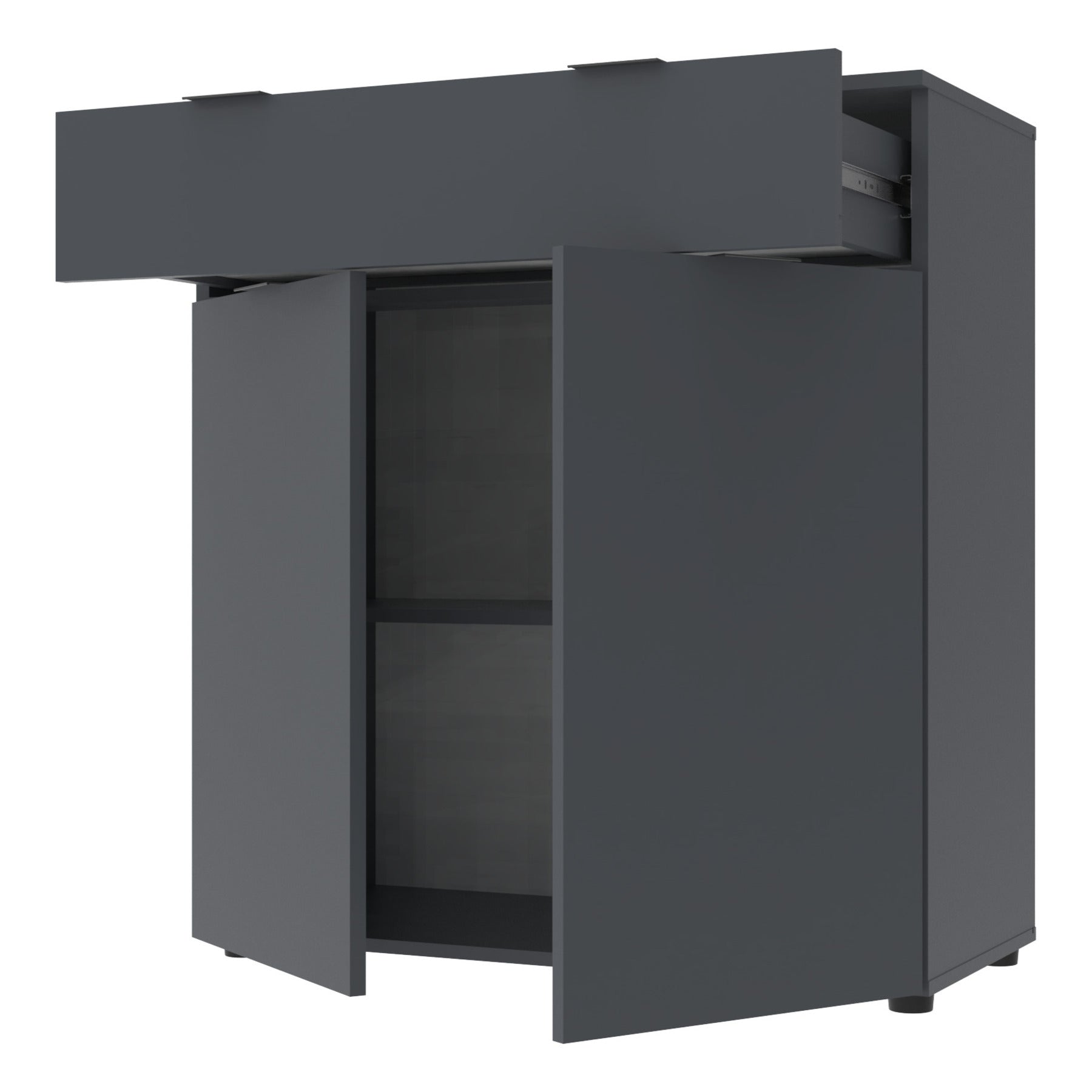 Комод в гостиную Doros Рон 2 80х38х100 см Графит (DRS-011295)