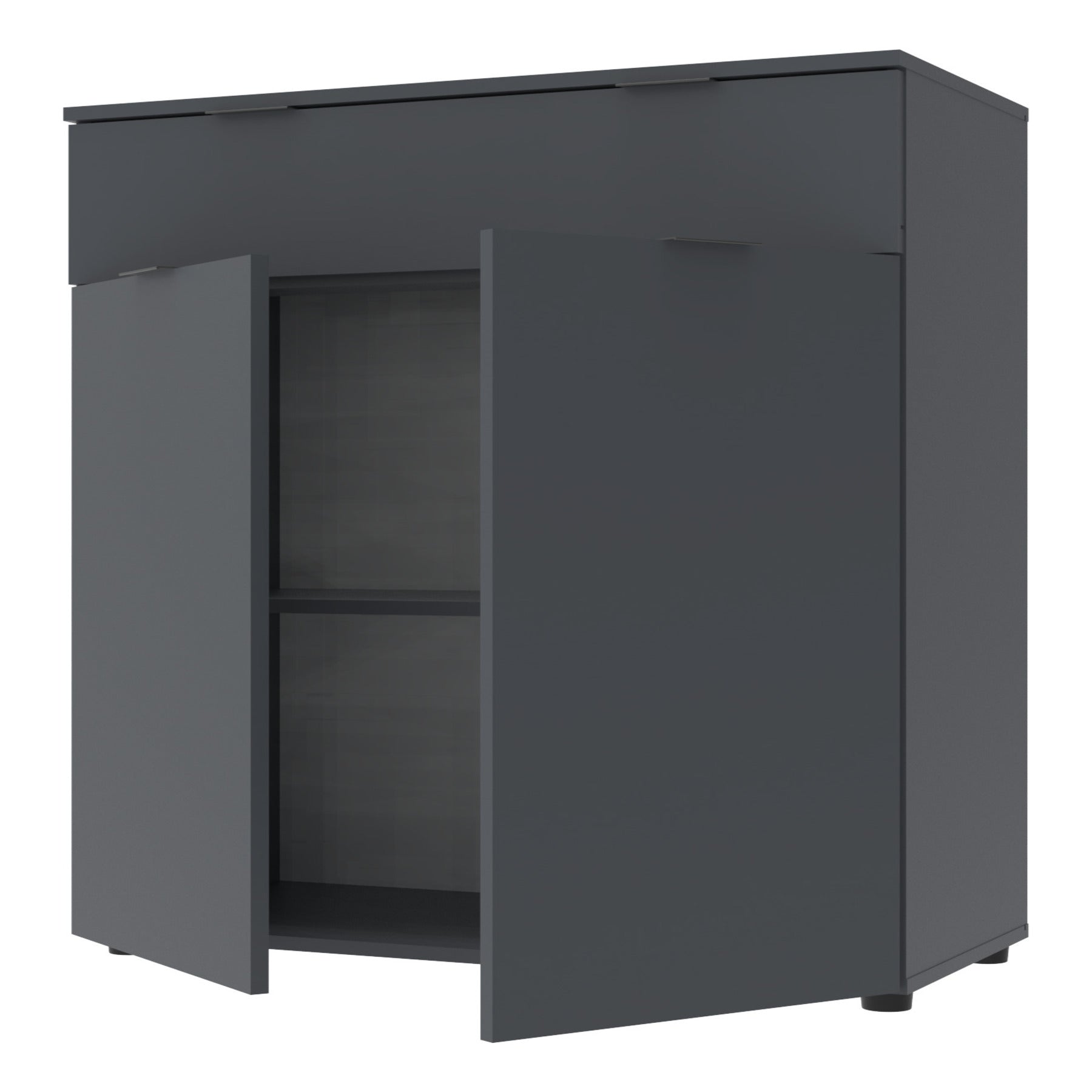 Комод в гостиную Doros Рон 2 80х38х100 см Графит (DRS-011295)