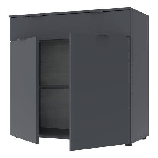 Комод в гостиную Doros Рон 2 80х38х100 см Графит (DRS-011295)