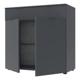 Комод в гостиную Doros Рон 2 80х38х100 см Графит (DRS-011295)