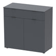 Комод в гостиную Doros Рон 2 80х38х100 см Графит (DRS-011295)