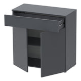 Комод в гостиную Doros Рон 2 80х38х100 см Графит (DRS-011295)