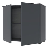 Комод в гостиную Doros Рон 3 80х38х81 см Графит (DRS-011297)