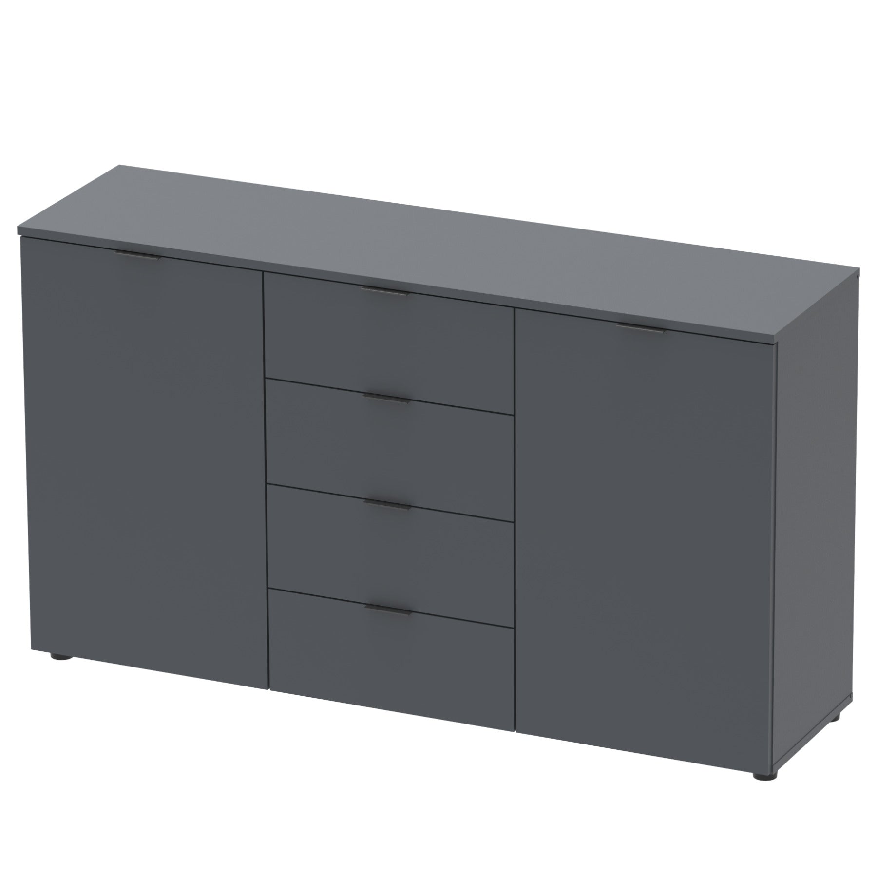 Комод в гостиную Doros Рон 6 120х38х100 см Графит (DRS-011303)