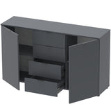 Комод в гостиную Doros Рон 6 120х38х100 см Графит (DRS-011303)