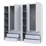 Комплект шкафов для одежды Doros Гелар (2 шт.) 232,5х49,5х203,4 см Белый (DRS-011115)