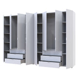 Комплект шкафов для одежды Doros Гелар (2 шт.) 310х49,5х203,4 см Белый (DRS-011116)