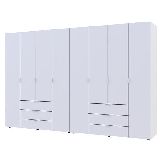 Комплект шкафов для одежды Doros Гелар (2 шт.) 310х49,5х203,4 см Белый (DRS-011116)