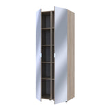 Комплект пеналов для одежды Doros Гелар (2 шт.) 78х49,5х203,4 см 2 Зеркала/Дуб сонома (DRS-011127)