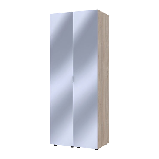 Комплект пеналов для одежды Doros Гелар (2 шт.) 78х49,5х203,4 см 2 Зеркала/Дуб сонома (DRS-011127)