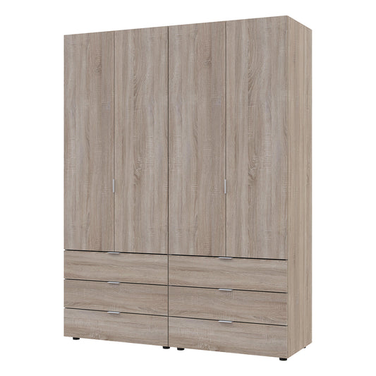 Комплект шкафов для одежды Doros Гелар (2 шт.) 155х49,5х203,4 см Дуб сонома (DRS-011110)