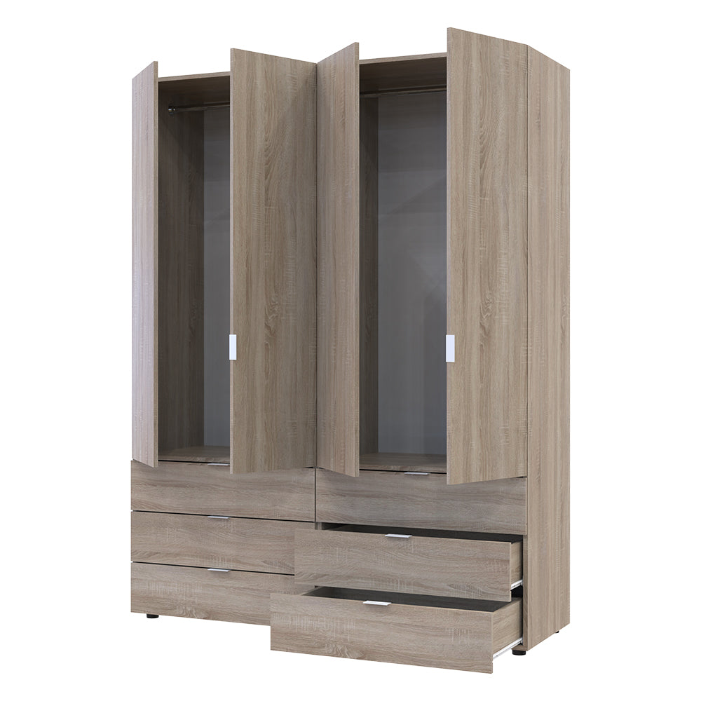 Комплект шкафов для одежды Doros Гелар (2 шт.) 155х49,5х203,4 см Дуб сонома (DRS-011110)