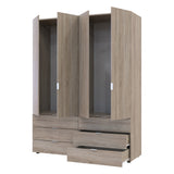 Комплект шкафов для одежды Doros Гелар (2 шт.) 155х49,5х203,4 см Дуб сонома (DRS-011110)