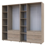 Комплект шкафов для одежды Doros Гелар (2 шт.) 232,4х49,5х203,4 см Дуб сонома (DRS-011112)