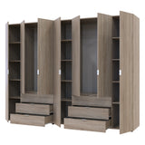 Комплект шкафов для одежды Doros Гелар (2 шт.) 271,2х49,5х203,4 см Дуб сонома (DRS-011113)