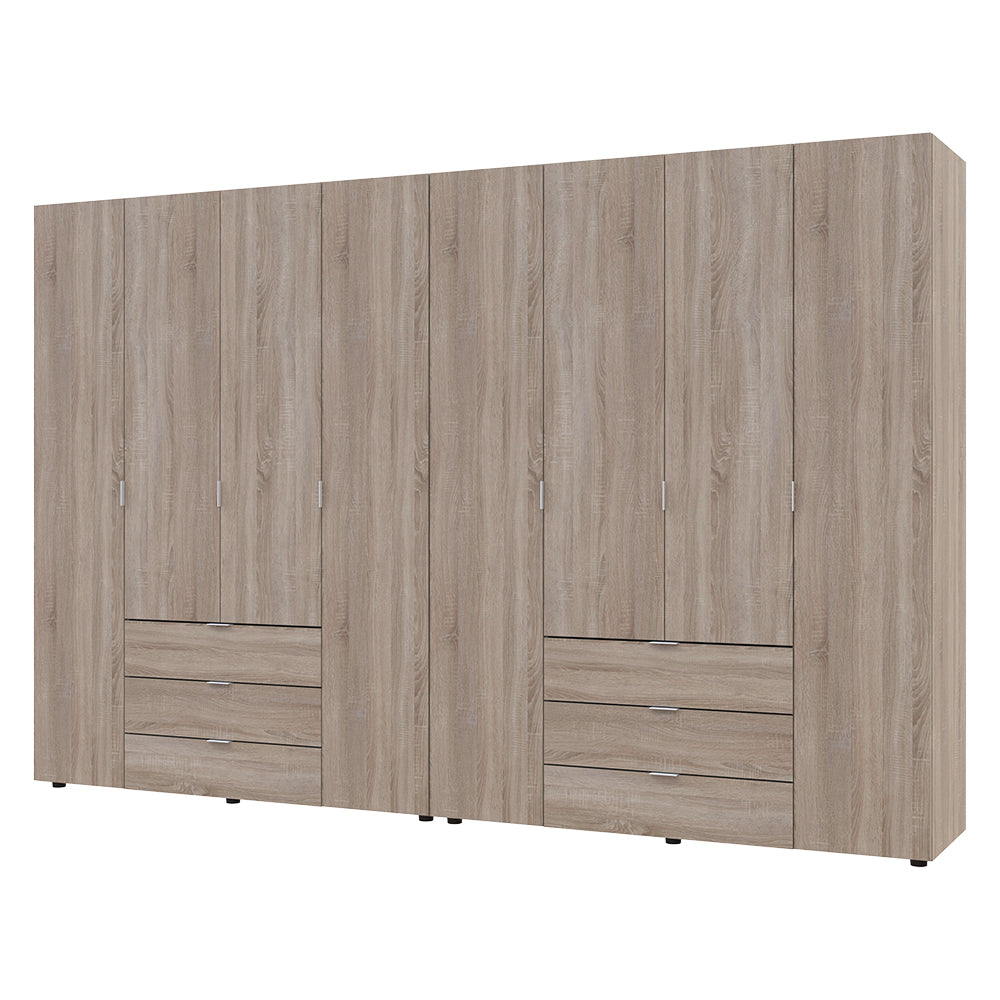 Комплект шкафов для одежды Doros Гелар (2 шт.) 310х49,5х203,4 см Дуб сонома (DRS-011114)