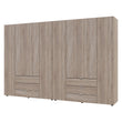 Комплект шкафов для одежды Doros Гелар (2 шт.) 310х49,5х203,4 см Дуб сонома (DRS-011114)