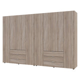 Комплект шкафов для одежды Doros Гелар (2 шт.) 310х49,5х203,4 см Дуб сонома (DRS-011114)