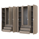 Комплект шкафов для одежды Doros Гелар (2 шт.) 310х49,5х203,4 см Дуб сонома (DRS-011114)