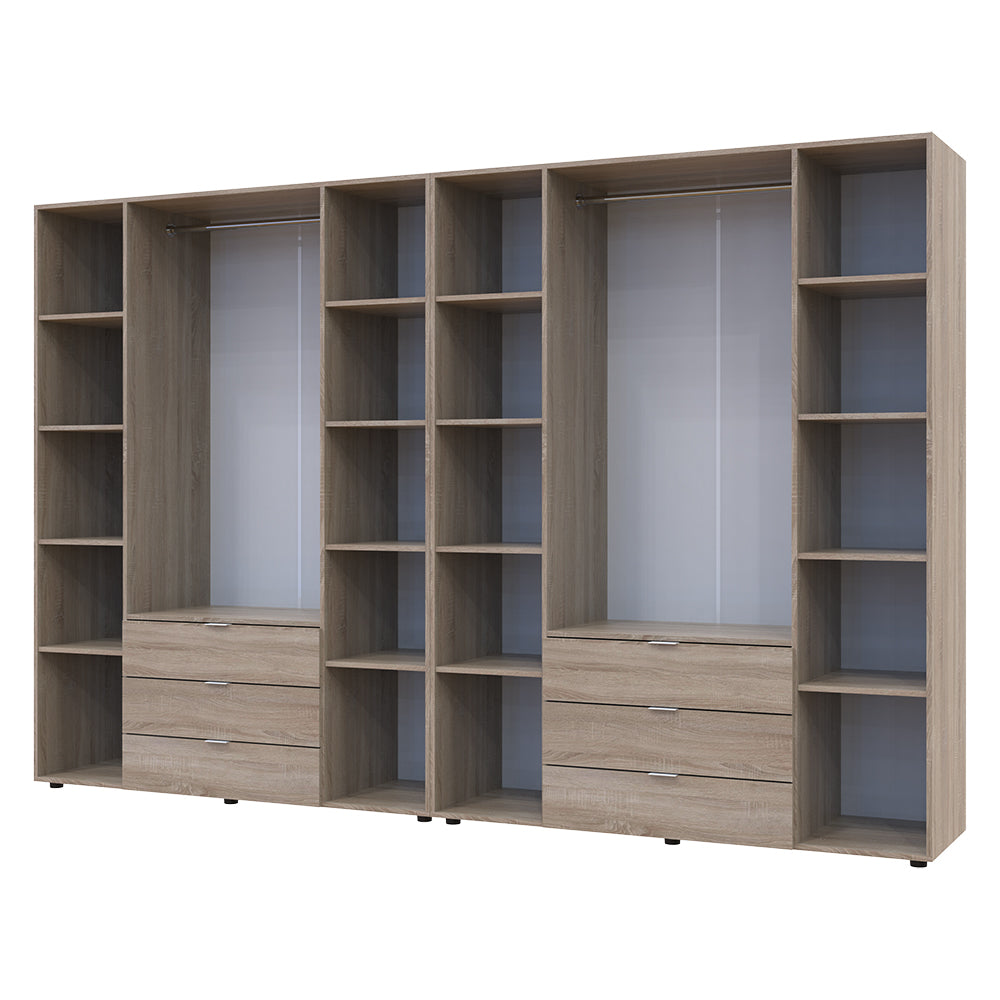 Комплект шкафов для одежды Doros Гелар (2 шт.) 310х49,5х203,4 см Дуб сонома (DRS-011114)