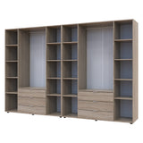 Комплект шкафов для одежды Doros Гелар (2 шт.) 310х49,5х203,4 см Дуб сонома (DRS-011114)