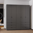 Комплект шкафов для одежды Doros Гелар (2 шт.) 193,7х49,5х203,4 см Графит (DRS-011118)