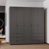 Комплект шкафов для одежды Doros Гелар (2 шт.) 193,7х49,5х203,4 см Графит (DRS-011118)