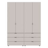 Комплект шкафов для одежды Doros Гелар (2 шт.) 155х49,5х203,4 см Кашемир (DRS-011238)