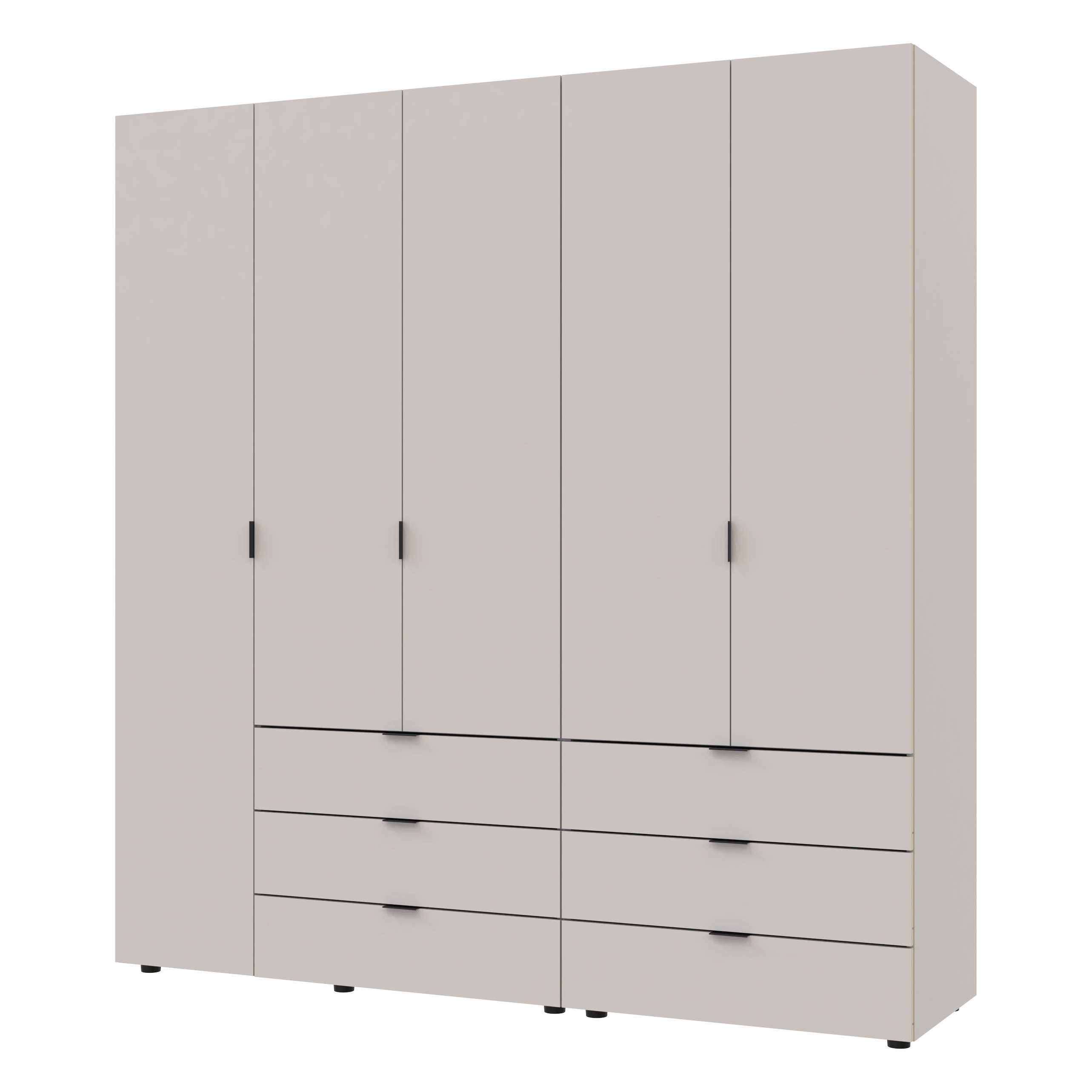 Комплект шкафов для одежды Doros Гелар (2 шт.) 193,7х49,5х203,4 см Кашемир (DRS-011239)