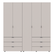 Комплект шкафов для одежды Doros Гелар (2 шт.) 193,7х49,5х203,4 см Кашемир (DRS-011239)