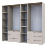 Комплект шкафов для одежды Doros Гелар (2 шт.) 232,4х49,5х203,4 см Кашемир (DRS-011241)