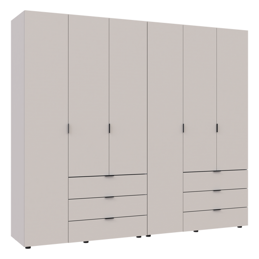 Комплект шкафов для одежды Doros Гелар (2 шт.) 232,4х49,5х203,4 см Кашемир (DRS-011241)