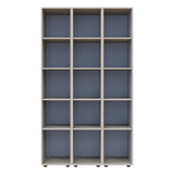 Комплект пеналов для одежды Doros Гелар (3 шт.) 117х49,5х203,4 см 3 Зеркала/Кашемир (DRS-011262)