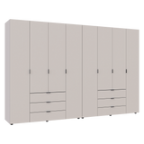 Комплект шкафов для одежды Doros Гелар (2 шт.) 310х49,5х203,4 см Кашемир (DRS-011243)
