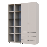 Комплект шкафов для одежды Doros Гелар (3 шт.) 153,9х49,5х203,4 см Кашемир (DRS-011244)