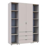 Комплект шкафов для одежды Doros Гелар (3 шт.) 153,9х49,5х203,4 см Кашемир (DRS-011244)