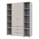 Комплект шкафов для одежды Doros Гелар (3 шт.) 153,9х49,5х203,4 см Кашемир (DRS-011244)