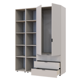 Комплект шкафов для одежды Doros Гелар (3 шт.) 153,9х49,5х203,4 см Кашемир (DRS-011244)