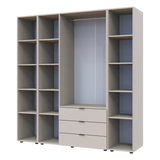 Комплект шкафов для одежды Doros Гелар (3 шт.) 192,6х49,5х203,4 см Кашемир (DRS-011246)