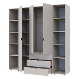 Комплект шкафов для одежды Doros Гелар (3 шт.) 192,6х49,5х203,4 см Кашемир (DRS-011246)