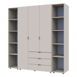 Комплект шкафов для одежды Doros Гелар (3 шт.) 192,6х49,5х203,4 см Кашемир (DRS-011246)