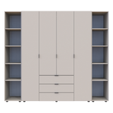 Комплект шкафов для одежды Doros Гелар (3 шт.) 231,4х49,5х203,4 см Кашемир (DRS-011247)