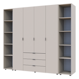 Комплект шкафов для одежды Doros Гелар (3 шт.) 231,4х49,5х203,4 см Кашемир (DRS-011247)