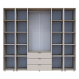 Комплект шкафов для одежды Doros Гелар (3 шт.) 231,4х49,5х203,4 см Кашемир (DRS-011247)