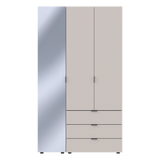 Комплект шкафов для одежды Doros Гелар (2 шт.) 116,5х49,5х203,4 см Зеркало/Кашемир (DRS-011258)
