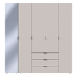 Комплект шкафов для одежды Doros Гелар (2 шт.) 194х49,5х203,4 см Зеркало/Кашемир (DRS-011260)